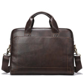 Ultra-Slim Leather Briefcase