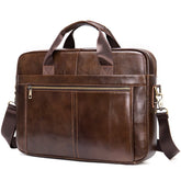 Compact Leather Briefcase