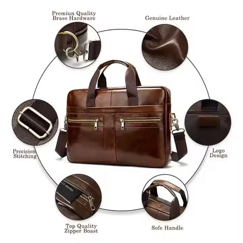 Genuine Leather Briefcase