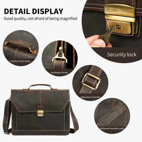 Executive Crazy Horse Briefcase