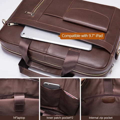 Heritage Leather Briefcase