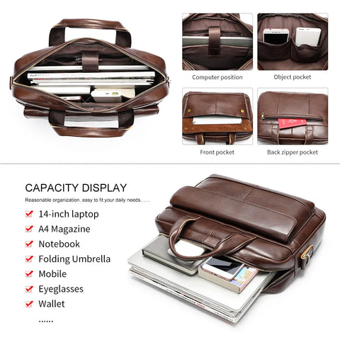 Executive Leather Briefcase