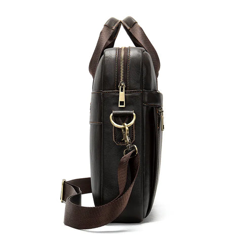 Compact Leather Briefcase