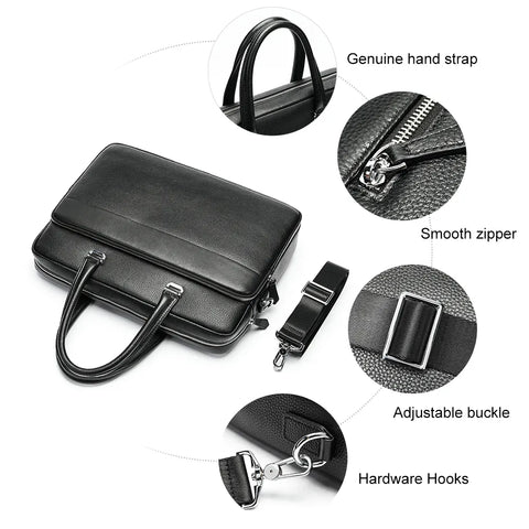 Modern Leather Briefcase