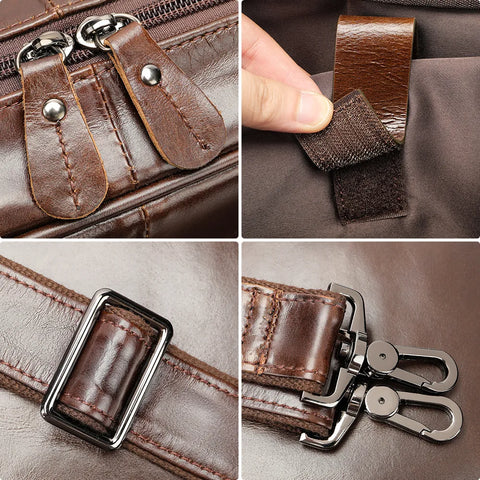 Travel Leather Briefcase 15.6"