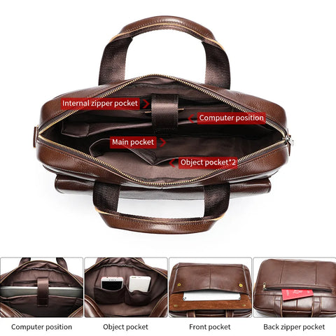 Executive Leather Briefcase