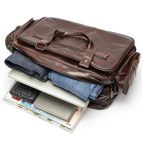 Travel Leather Briefcase 15.6"