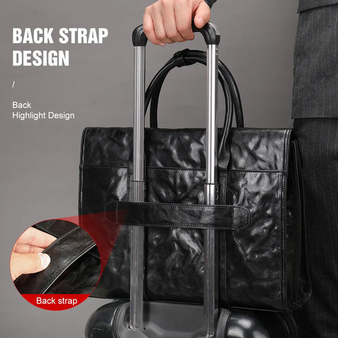 Tote Leather Briefcase