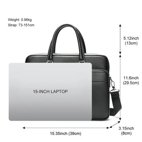 Modern Leather Briefcase
