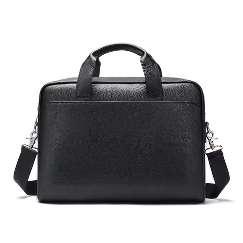 Ultra-Slim Leather Briefcase