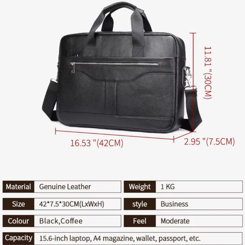 Professional Leather Briefcase