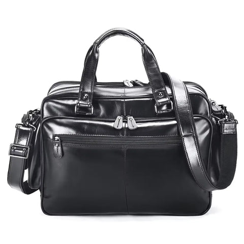 Travel Leather Briefcase 15.6"