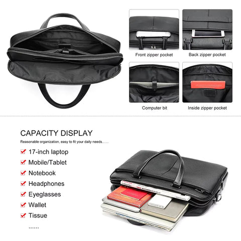 Sophisticated Leather Briefcase