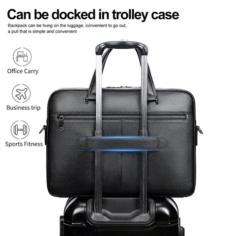 Sophisticated Leather Briefcase
