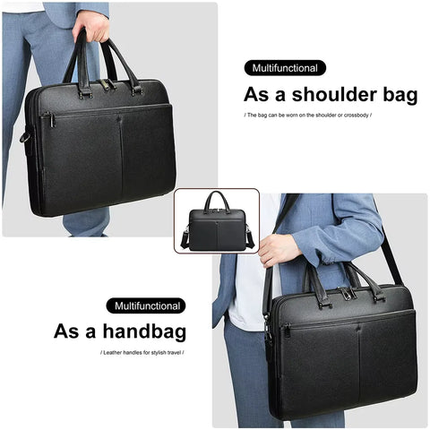 Sophisticated Leather Briefcase