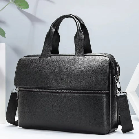 Contemporary Leather Briefcase