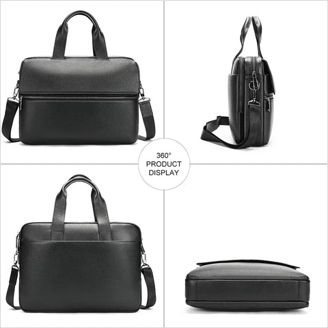 Contemporary Leather Briefcase