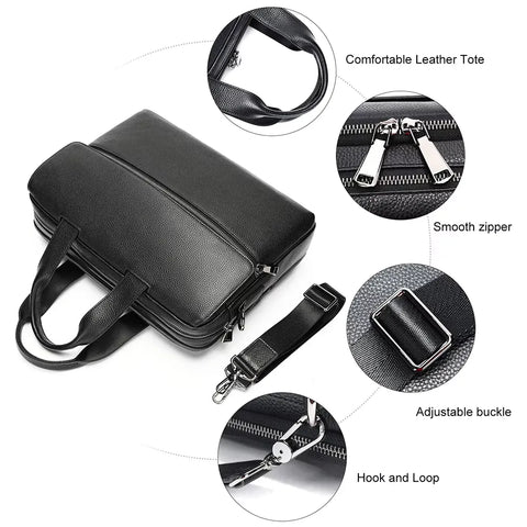 Contemporary Leather Briefcase