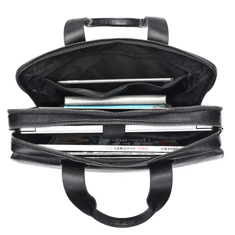 Contemporary Leather Briefcase