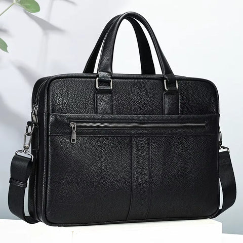 Sleek Leather Briefcase