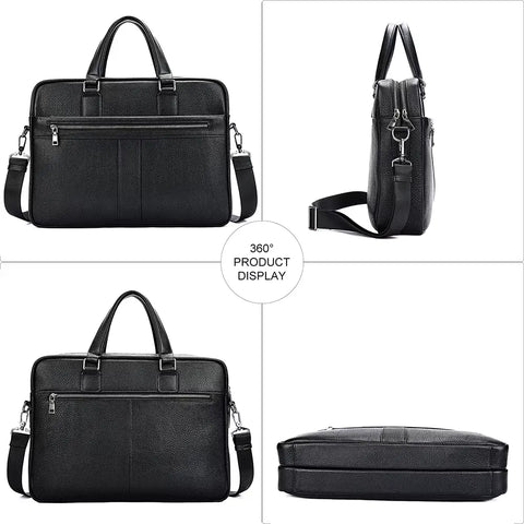 Sleek Leather Briefcase