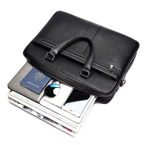 Sleek Leather Briefcase
