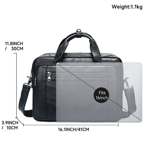 Executive Leather Briefcase