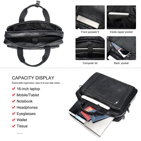 Executive Leather Briefcase
