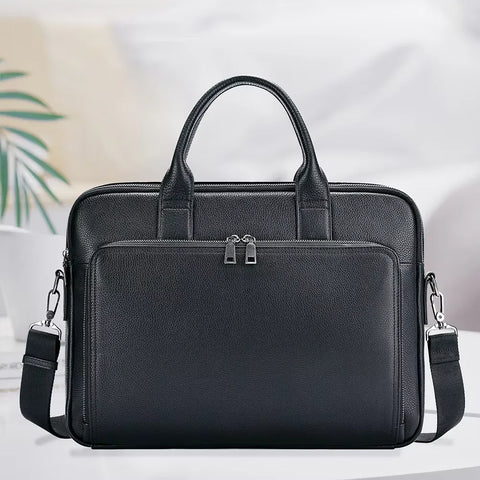 Organized Leather Briefcase