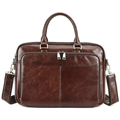 Polished Leather Briefcase