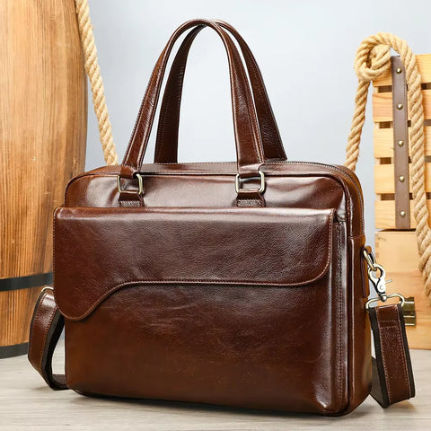 Elegant Leather Briefcase