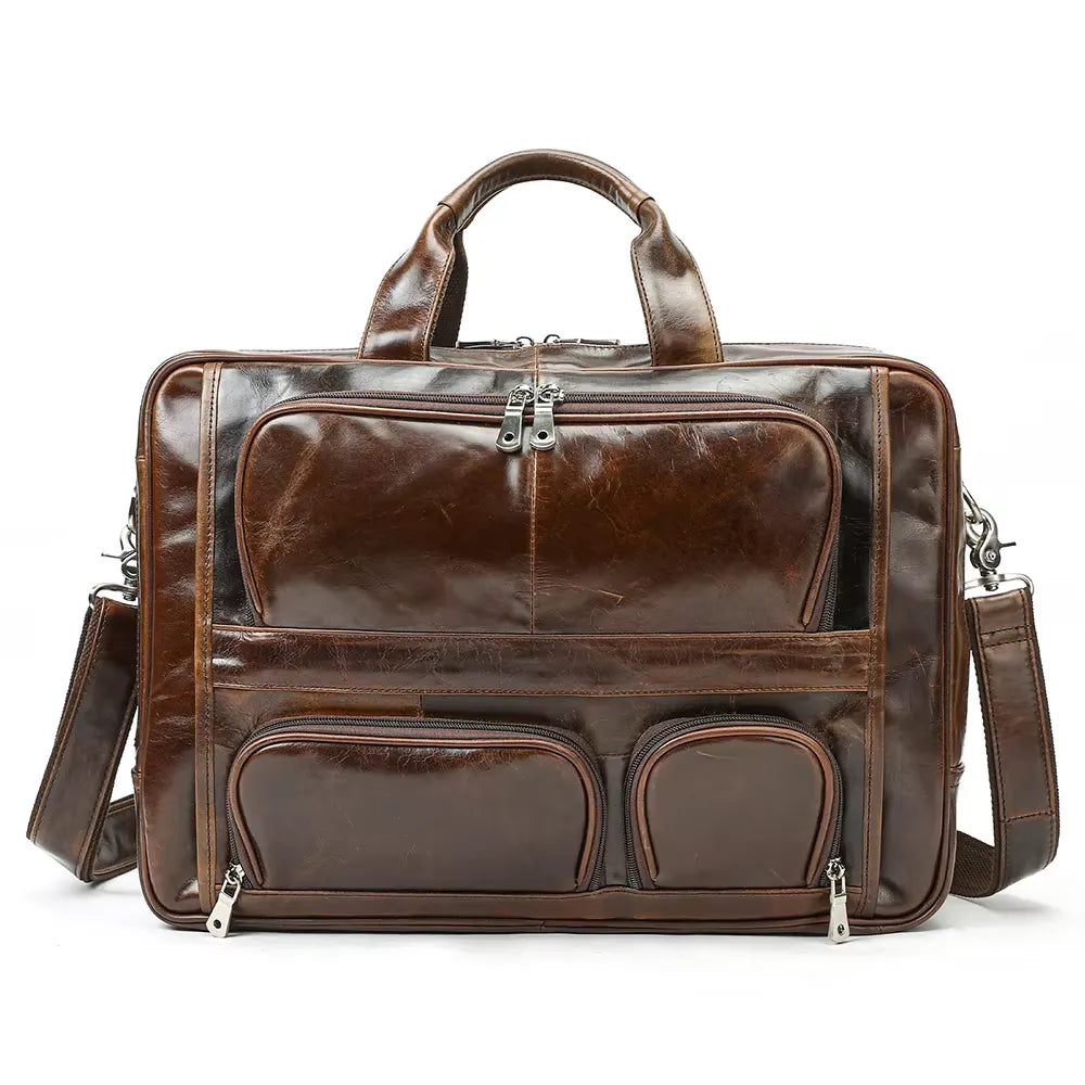 Commander Leather Briefcase
