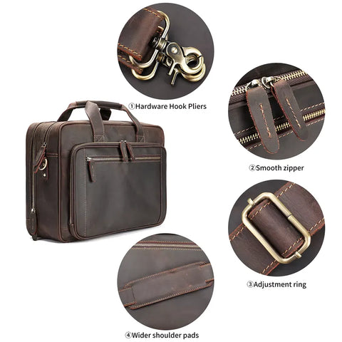 Professional Leather Briefcase