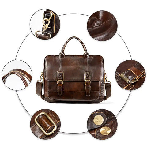 Heritage Leather Briefcase
