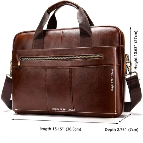 Sleek Leather Briefcase