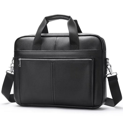 Compact Leather Briefcase
