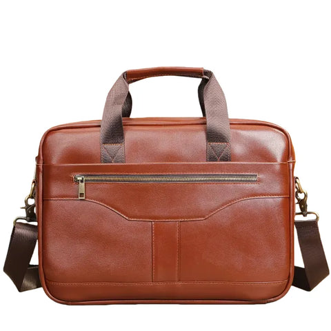 Slim Leather Briefcase