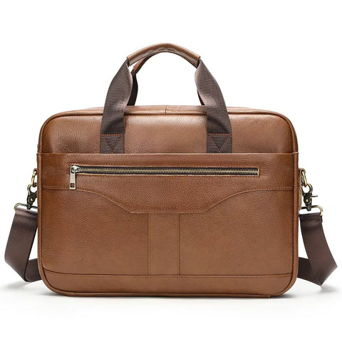 Slim Leather Briefcase