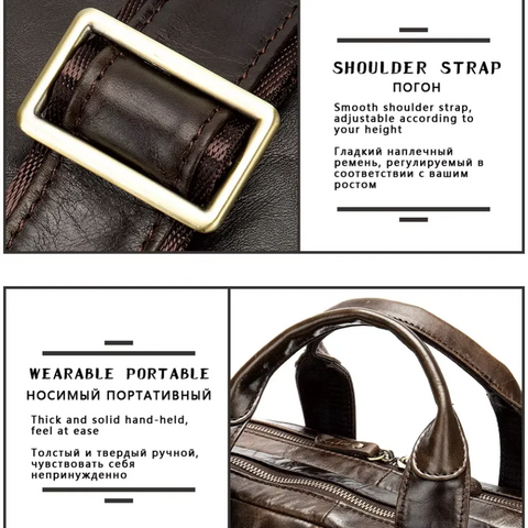 Premium Leather Briefcase