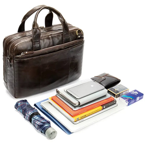 Premium Leather Briefcase