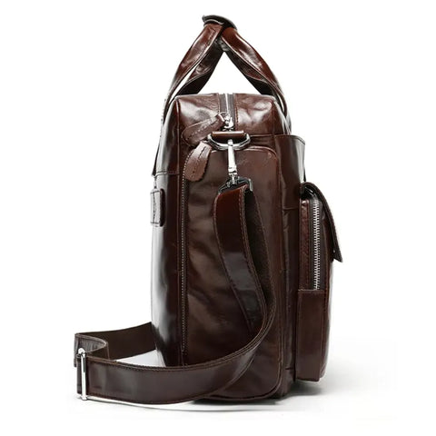 Tactical Leather Briefcase