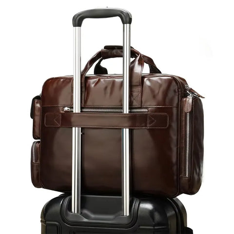 Tactical Leather Briefcase