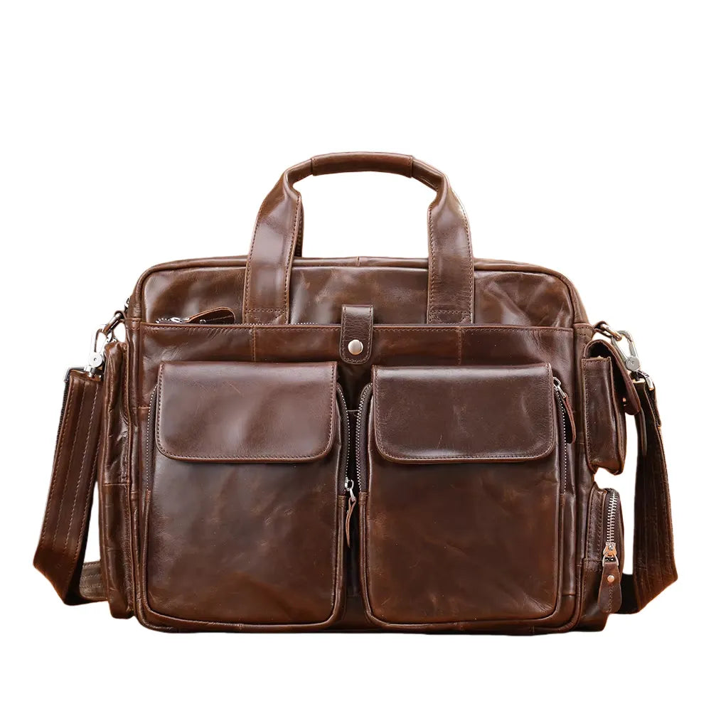 Tactical Leather Briefcase