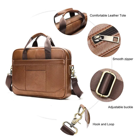 Leather Business Briefcase