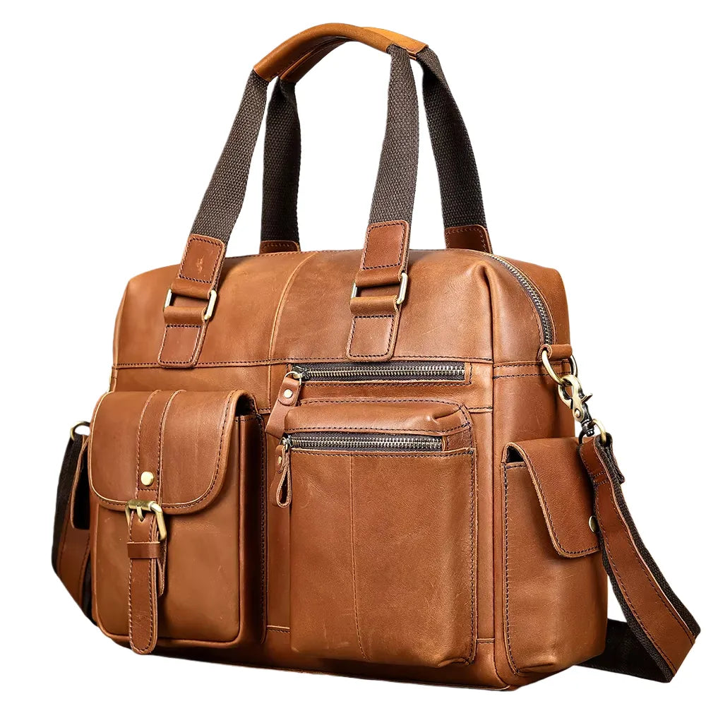 Adventurer Leather Briefcase