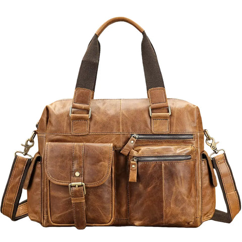 Adventurer Leather Briefcase