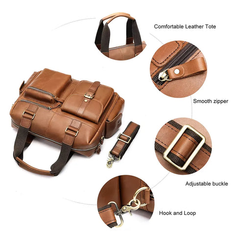 Adventurer Leather Briefcase
